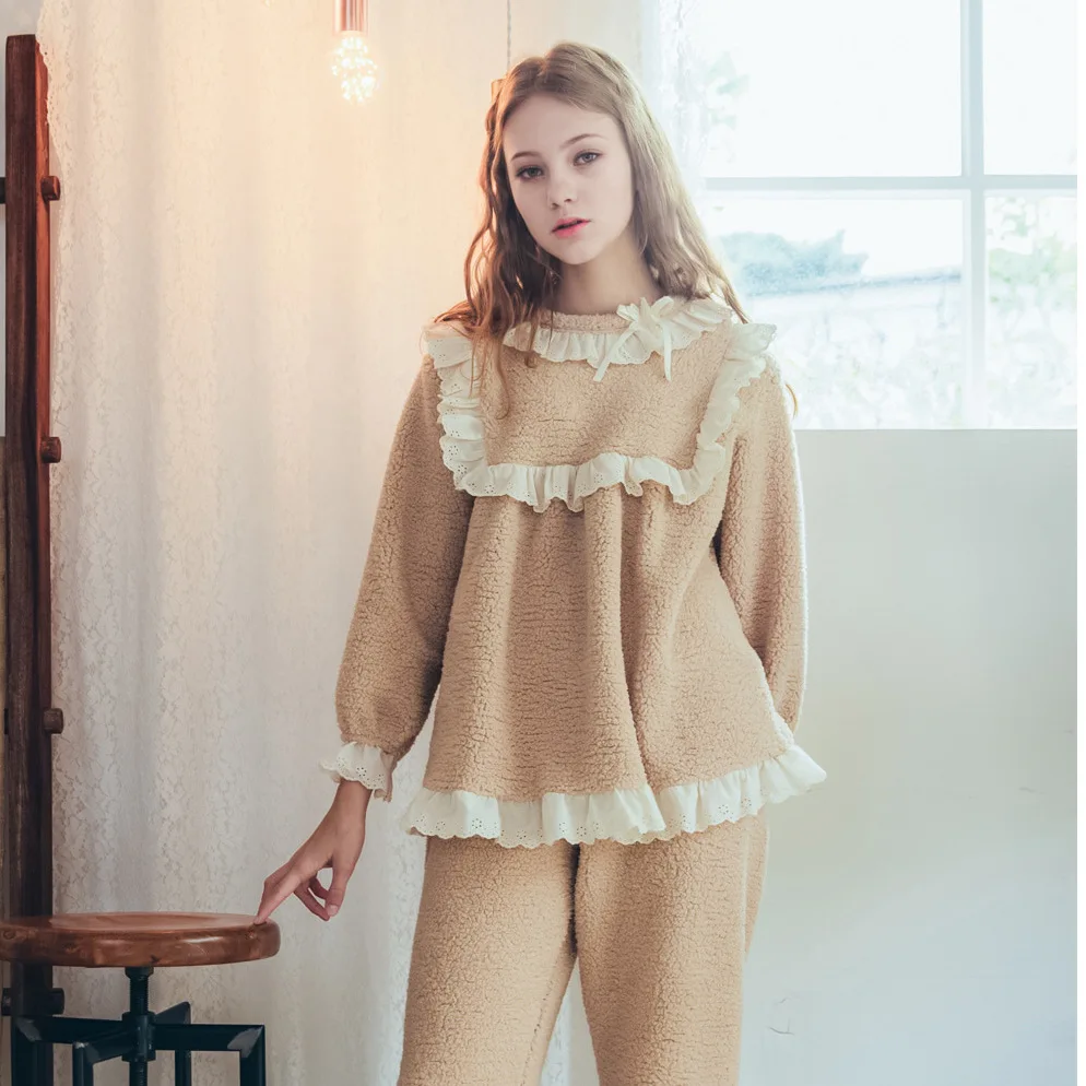 Winter new pajamas women new long sleeve women's sexy cute pajamas women's home clothing women sleepwear warm pyjamas women
Winter new pajamas women new long sleeve women's sexy cute pajamas women's home clothing women sleepwear warm pyjamas women