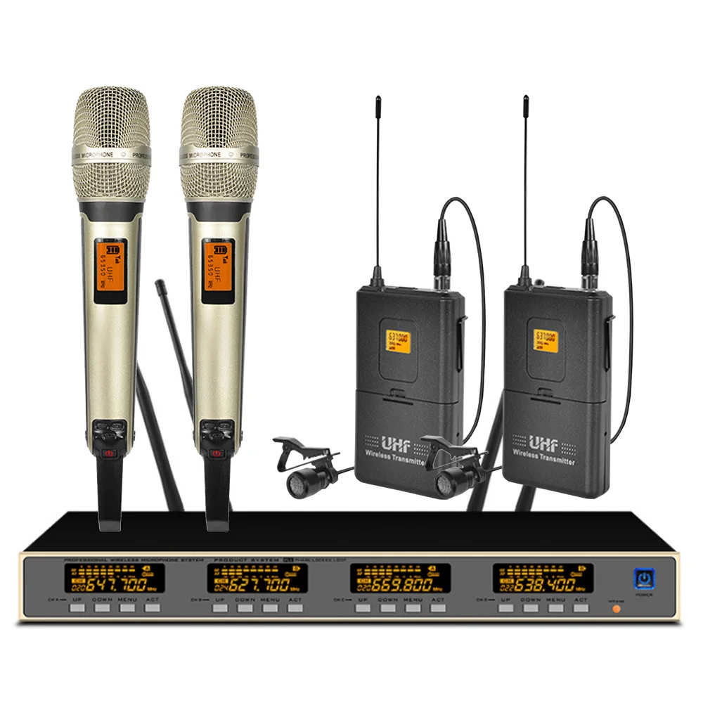 Professional UHF Wireless Microphone System 9000 Handheld Microphone Karaoke Family Party Party Stage Performance Microphone 
Professional UHF Wireless Microphone System 9000 Handheld Microphone Karaoke Family Party Party Stage Performance Microphone