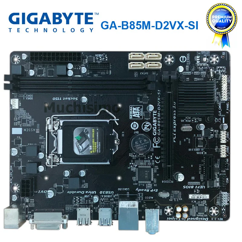 Gigabyte GA B85M D2VX SI 100% оригинальная материнская плата LGA 1150 DDR3 USB3.0 SATA3.0 16G B85 рабочего