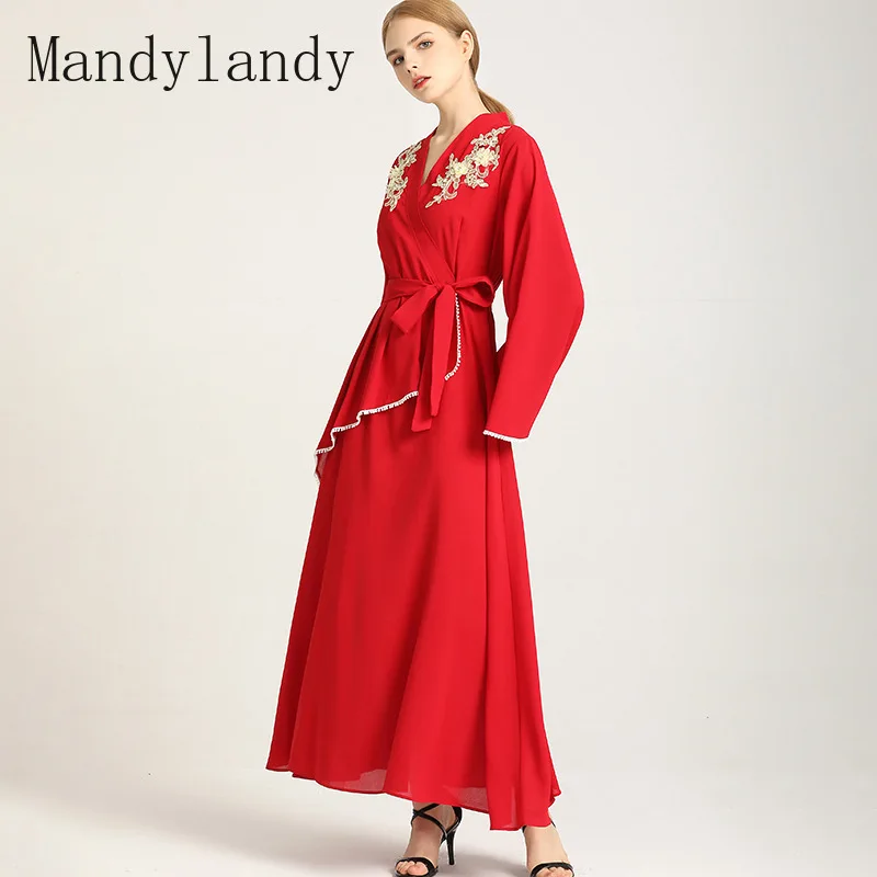 Mandylandy приталенный кафтан, мусульманская одежда, платье, этническая мусульманская абайя, длинное платье с вышивкой, с рукавом-колокольчиком,...
Mandylandy приталенный кафтан, мусульманская одежда, платье, этническая мусульманская абайя, длинное платье с вышивкой, с рукавом-колокольчиком,...
