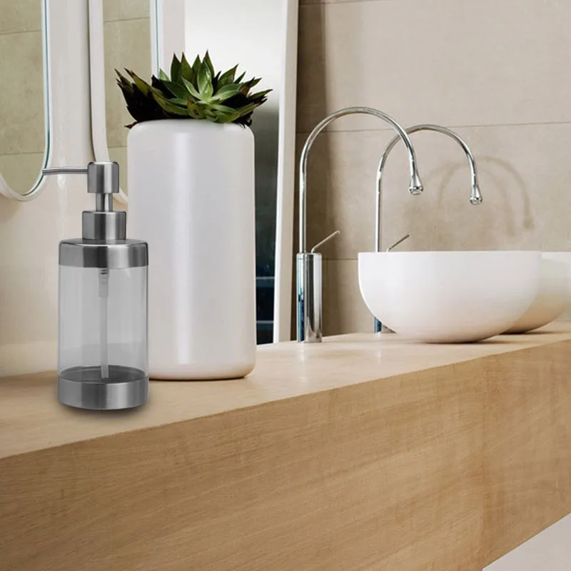 350ML Hand Soap Dispenser Stainless Steel Liquid and Lotion Container with Pump for Kitchen and Bathroom
350ML Hand Soap Dispenser Stainless Steel Liquid and Lotion Container with Pump for Kitchen and Bathroom