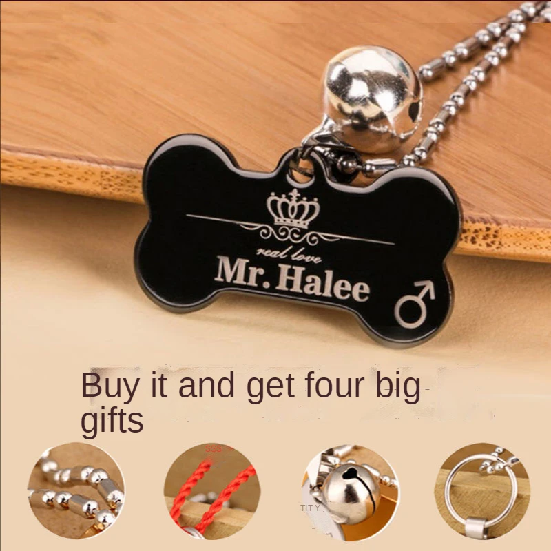 Dog Cats Pet Tags Identity Cards Bells Collars Custom Lettering Customs Teddy Puppies Anti-lost Supplies
Dog Cats Pet Tags Identity Cards Bells Collars Custom Lettering Customs Teddy Puppies Anti-lost Supplies