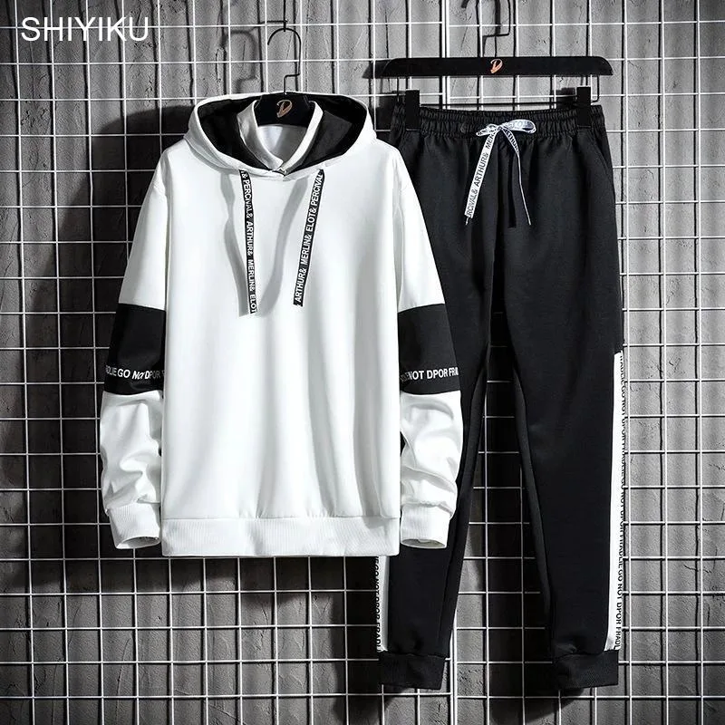 Мужской спортивный костюм с капюшоном SHIYIKU, повседневный комплект из 2 предметов, толстовка с капюшоном и штаны, спортивный костюм для бега, ...
Мужской спортивный костюм с капюшоном SHIYIKU, повседневный комплект из 2 предметов, толстовка с капюшоном и штаны, спортивный костюм для бега, ...