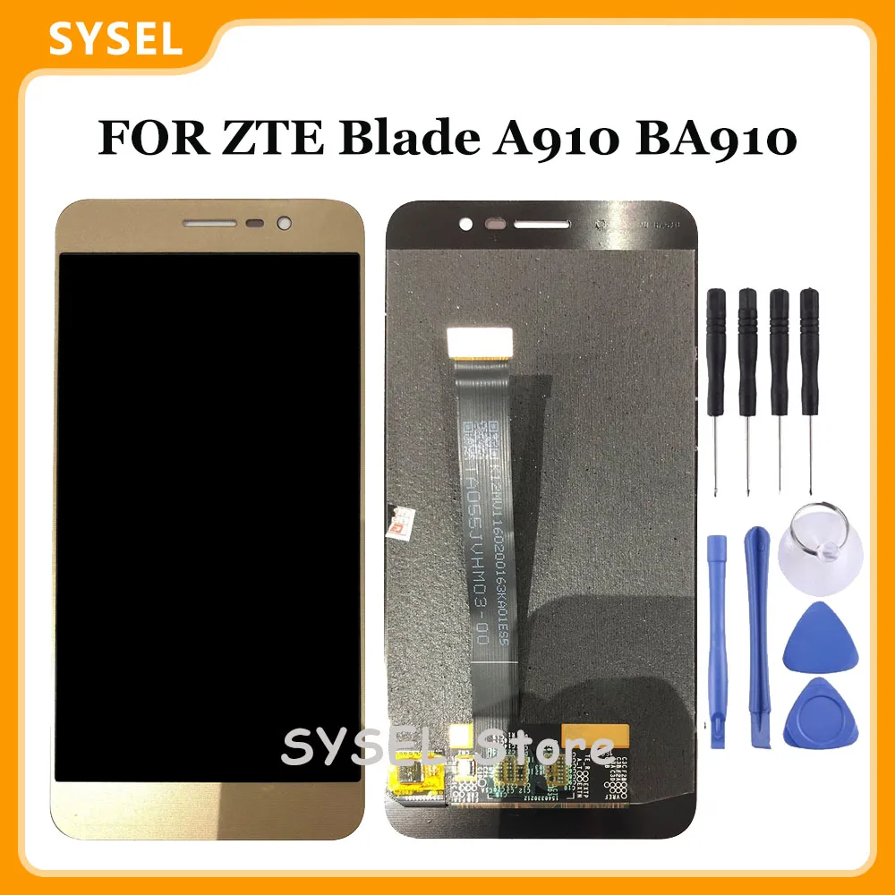 Фото 100% протестирован для ZTE Blade A910 BA910 ЖК дисплей дигитайзер панель сенсорного экрана