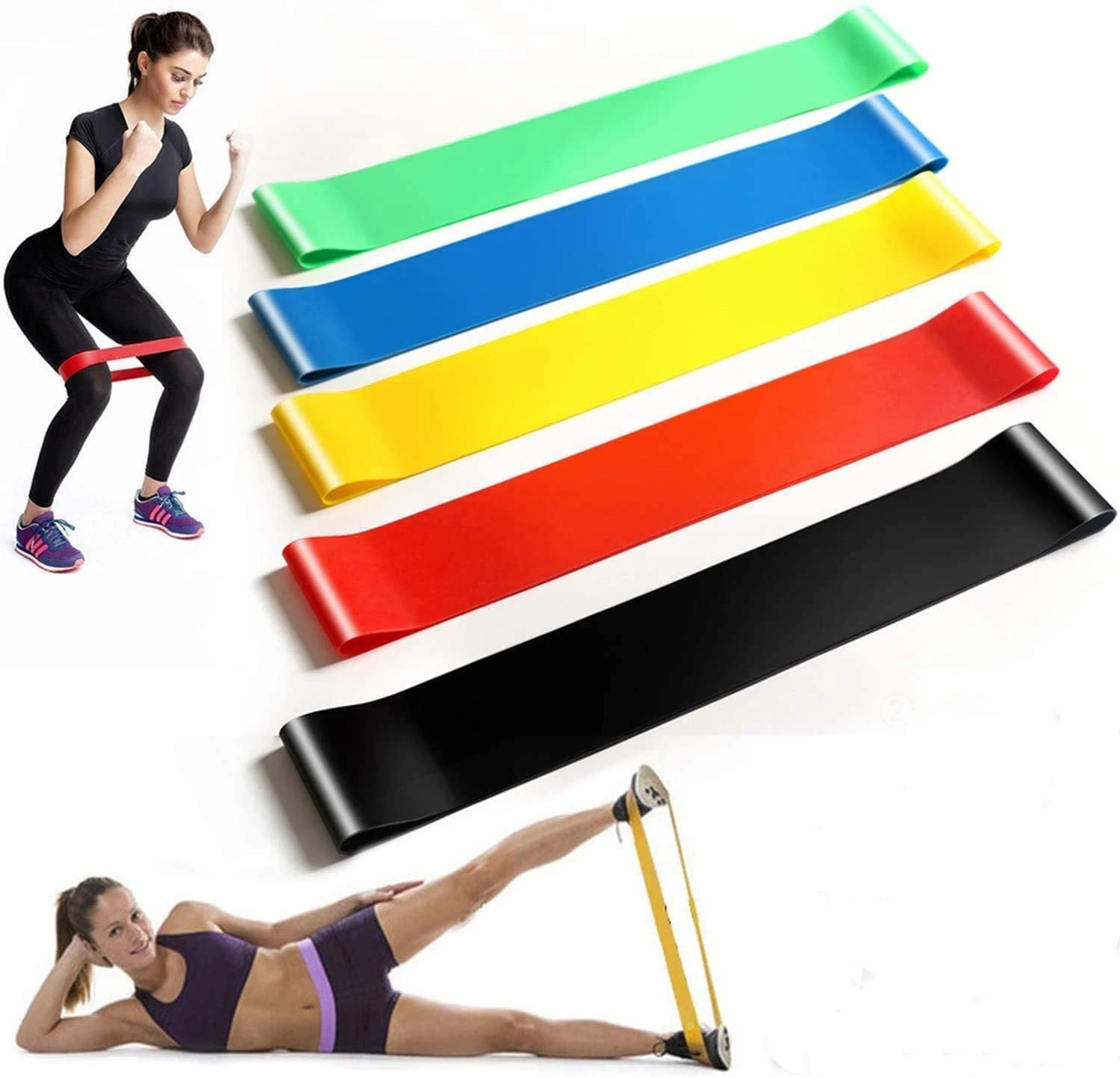 Ленты-петли для фитнеса, разные уровни сопротивления, 1 упаковка
Ленты-петли для фитнеса, разные уровни сопротивления, 1 упаковка