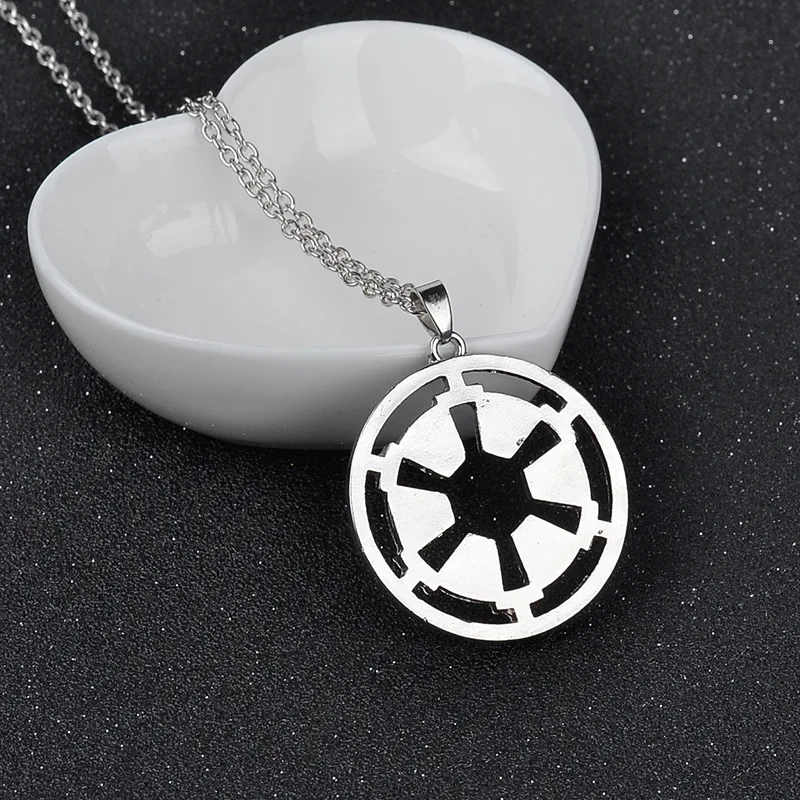 Movie Necklace Galactic Empire Silver Color Pendant Chain Fashion Movie Jewelry For Men
Movie Necklace Galactic Empire Silver Color Pendant Chain Fashion Movie Jewelry For Men