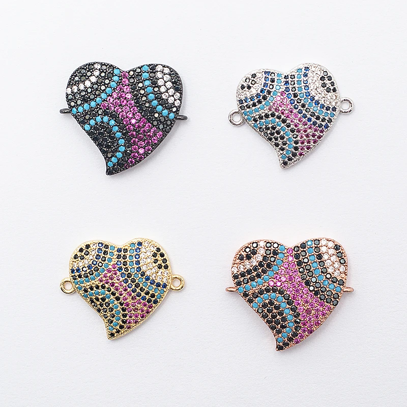21.1x23.9mm Color Crystal Love Charm Fashion Personality Bracelet Necklace Accessories Connector DIY Fashion Jewelry
21.1x23.9mm Color Crystal Love Charm Fashion Personality Bracelet Necklace Accessories Connector DIY Fashion Jewelry