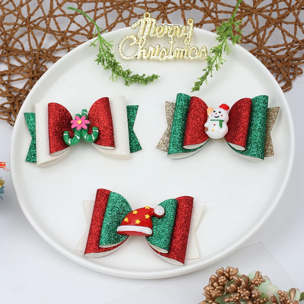 ncmama 2Pcs/lot Glitter Christmas Hair Clips For Girls Kids Christmas Hair Bows Hairpins Fashion Party Hair Accessories Headwear
ncmama 2Pcs/lot Glitter Christmas Hair Clips For Girls Kids Christmas Hair Bows Hairpins Fashion Party Hair Accessories Headwear