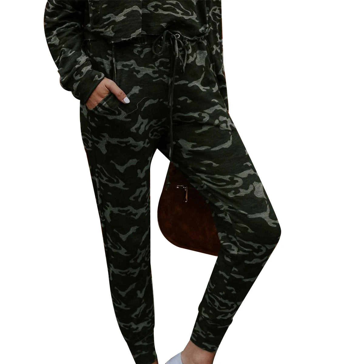 Women Camouflage Long-Sleeve Hooded Top+Drawstring Pencil Pants Ladies Casual Spring Autumn Outfits Set Two Piece Sportswear
Women Camouflage Long-Sleeve Hooded Top+Drawstring Pencil Pants Ladies Casual Spring Autumn Outfits Set Two Piece Sportswear