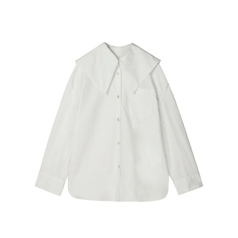 Autumn New Solid Temperament Turn-down Collar Cotton Long Sleeve Shirt Blouse Women Button Down Shirt for Women
Autumn New Solid Temperament Turn-down Collar Cotton Long Sleeve Shirt Blouse Women Button Down Shirt for Women