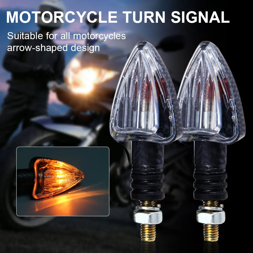 2Pcs Motorcycle Turn Signal 12V DC LED Arrow Motorcycle Flasher Amber Light M8 E-Mark Turn Signal Indicator Halogen Lamp
2Pcs Motorcycle Turn Signal 12V DC LED Arrow Motorcycle Flasher Amber Light M8 E-Mark Turn Signal Indicator Halogen Lamp