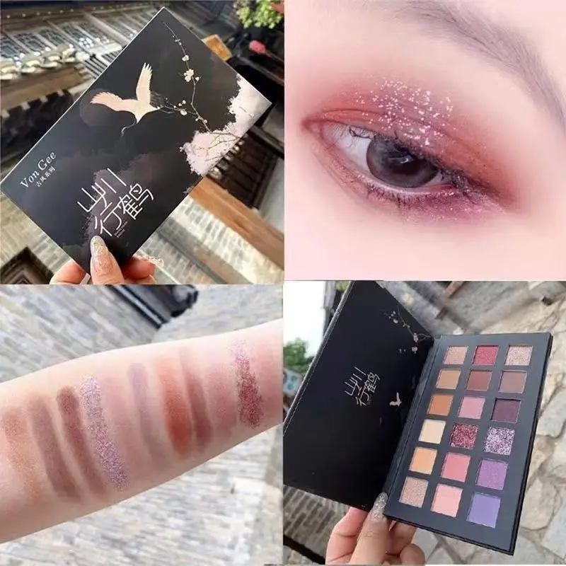 18 Color Glitter Shimmer Matte Eyeshadow Palette Vibrant Bright Pigmented Metallic Eye Shadow Pallete Makeup Palette Cosmetic
18 Color Glitter Shimmer Matte Eyeshadow Palette Vibrant Bright Pigmented Metallic Eye Shadow Pallete Makeup Palette Cosmetic