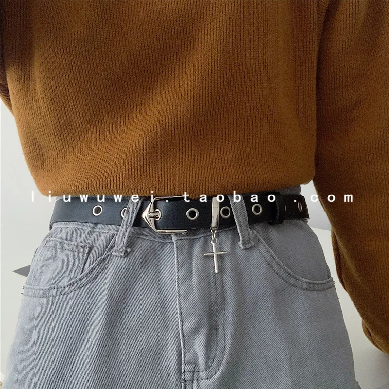 Korean Ins Harajuku Style Street Men's and Women's Thin Simple Fashion Personality All-Matching Jeans Belt Decoration
Korean Ins Harajuku Style Street Men's and Women's Thin Simple Fashion Personality All-Matching Jeans Belt Decoration