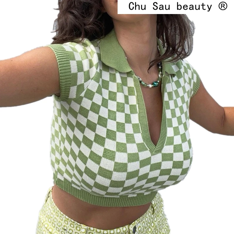 Новинка, Осенние трикотажные пуловеры в клетку, женские уличные сексуальные свитера с глубоким V-образным вырезом, женская трикотажная одеж...
Новинка, Осенние трикотажные пуловеры в клетку, женские уличные сексуальные свитера с глубоким V-образным вырезом, женская трикотажная одеж...