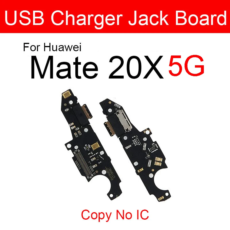 Оригинальная плата для зарядного устройства с разъемом USB Huawei Mate 20X 4G 5G 20 X