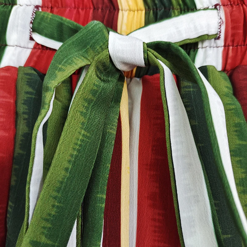SEQINYY Striped Skirt Red Green Summer Spring New Fashion Design Runway Women Elastic Waist A-Line Midi Bohemian 
SEQINYY Striped Skirt Red Green Summer Spring New Fashion Design Runway Women Elastic Waist A-Line Midi Bohemian