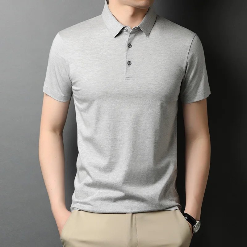 2021 Summer Lapel Short Sleeve T shirt Men Pure Color Half Sleeve Tops Tees jke1629
2021 Summer Lapel Short Sleeve T shirt Men Pure Color Half Sleeve Tops Tees jke1629