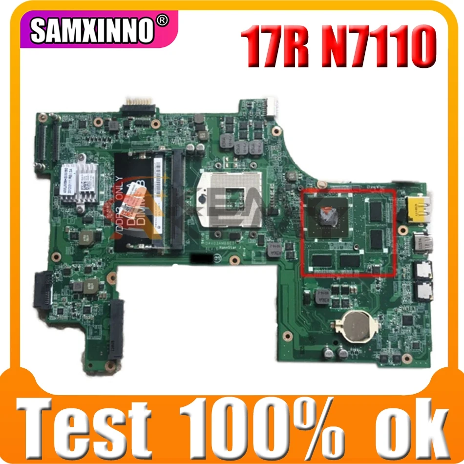 Оригинальная материнская плата для ноутбука DELL Inspiron 17R N7110, материнская плата CN-09NWTG 09NWTG DA0UM8MB6E0 HM67 N12P-GE-A1
Оригинальная материнская плата для ноутбука DELL Inspiron 17R N7110, материнская плата CN-09NWTG 09NWTG DA0UM8MB6E0 HM67 N12P-GE-A1