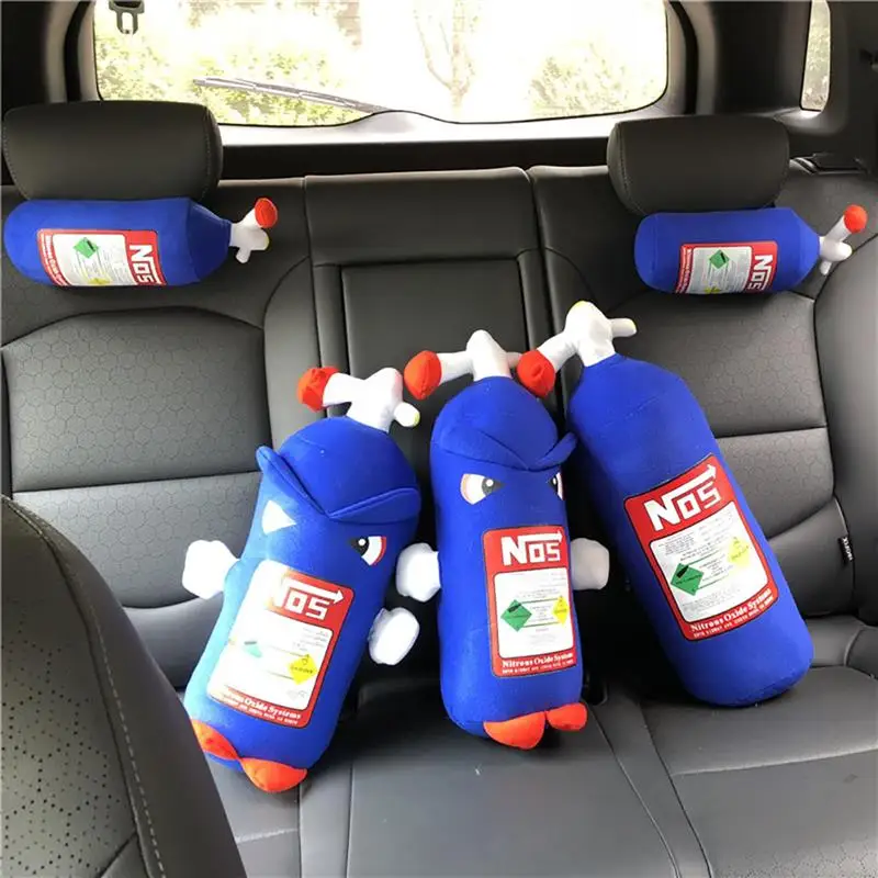 Креативная мягкая подушка NOS из оксида азота в бутылке плюшевые игрушки Turbo JDM