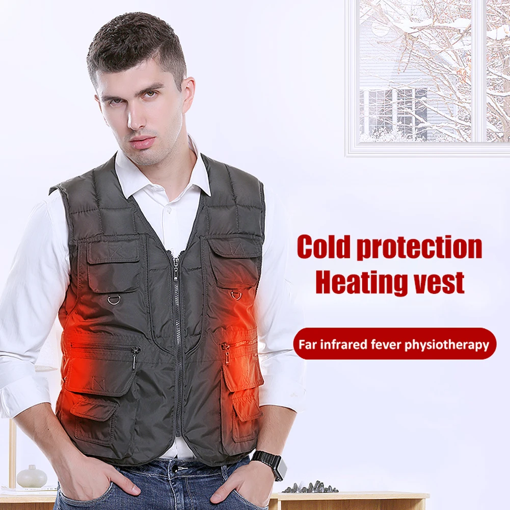 Electric Heated Vest Men Women Washable Heating Waistcoat Thermal Warm Clothing USB Heated Outdoor Vest Winter Heated Jacket
Electric Heated Vest Men Women Washable Heating Waistcoat Thermal Warm Clothing USB Heated Outdoor Vest Winter Heated Jacket