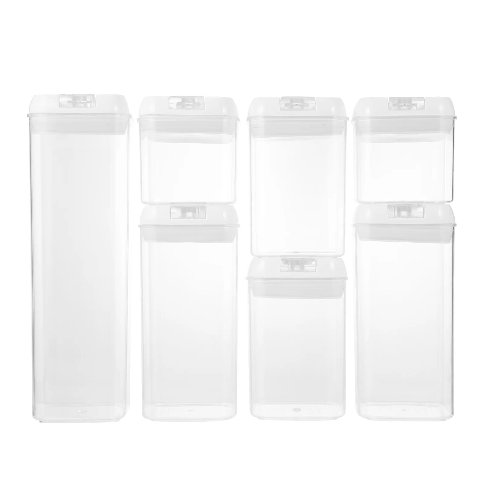 7Pcs Durable Food Containers Snack Sealing Jars Multifunctional Sealing Jars
7Pcs Durable Food Containers Snack Sealing Jars Multifunctional Sealing Jars