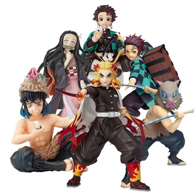Экшн фигурки из аниме рассекающий демонов Kimetsu No Yaiba ПВХ игрушки Аниме для