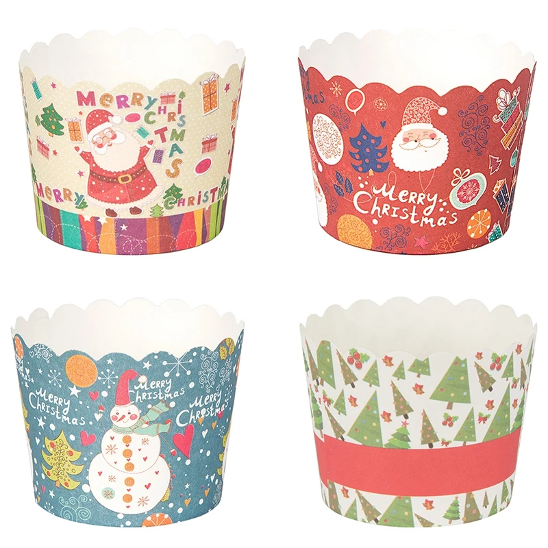 50Pcs Christmas Cupcake Paper Cups Home Christmas Cake Decorations Muffin Cupcake Liners Merry Christmas Cake Mold Baking Cup
50Pcs Christmas Cupcake Paper Cups Home Christmas Cake Decorations Muffin Cupcake Liners Merry Christmas Cake Mold Baking Cup