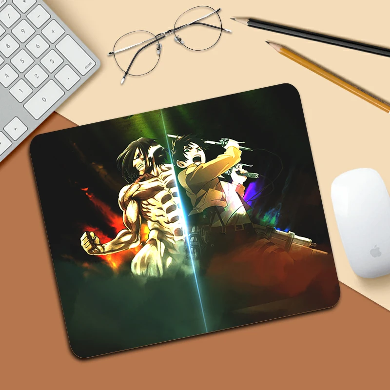 

Anime Mouse Pad Kawaii Attack On Titan Small Gaming Accessories Computer Mat Mousepad Gamer Rug Pc Gamer Complete Cheap Mausepad