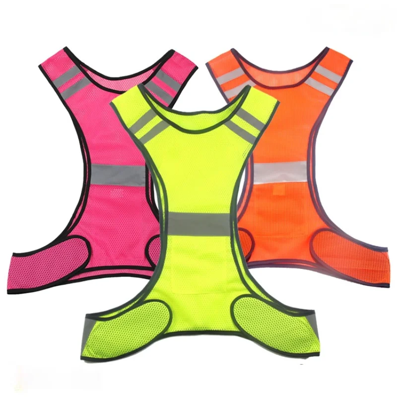 Upgrade Pocket Cycling Night Running Outdoor Sports Reflective Vest Night Running Cycling Reflective Vest Breathable Mesh 
Upgrade Pocket Cycling Night Running Outdoor Sports Reflective Vest Night Running Cycling Reflective Vest Breathable Mesh