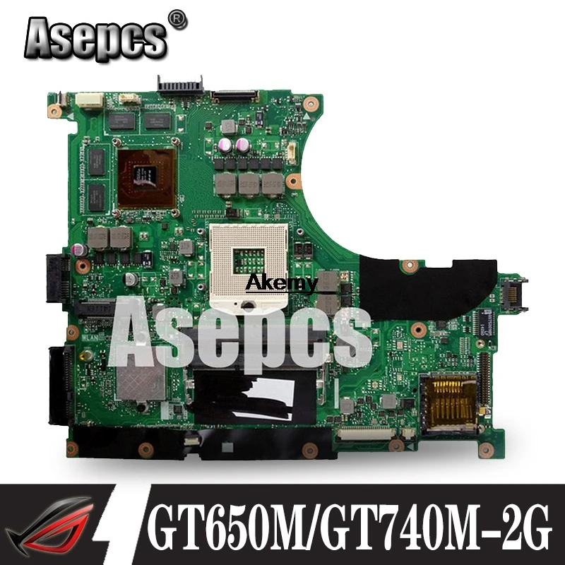 Asepcs N56VB/N56VM Laptop motherboard For Asus N56VB N56VM N56VJ N56V Test original mainboard GT650M/GT740M-2G Support i3 i5 i7
Asepcs N56VB/N56VM Laptop motherboard For Asus N56VB N56VM N56VJ N56V Test original mainboard GT650M/GT740M-2G Support i3 i5 i7