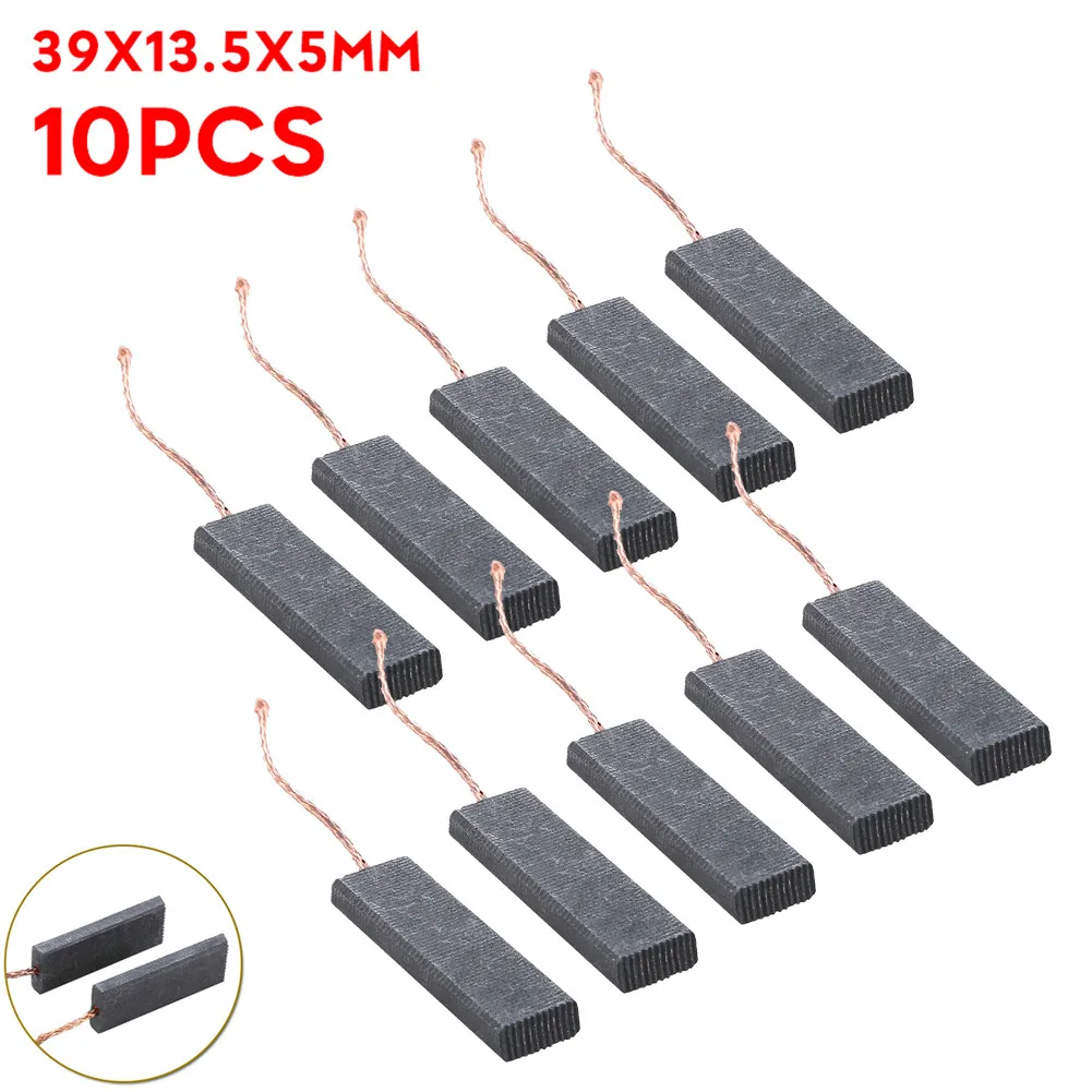 10pcs Carbon Brush Set 39x13.5x5 Mm For Siemens Drum Washing Machine Motors 70 Mm Power Tools Accessories
10pcs Carbon Brush Set 39x13.5x5 Mm For Siemens Drum Washing Machine Motors 70 Mm Power Tools Accessories