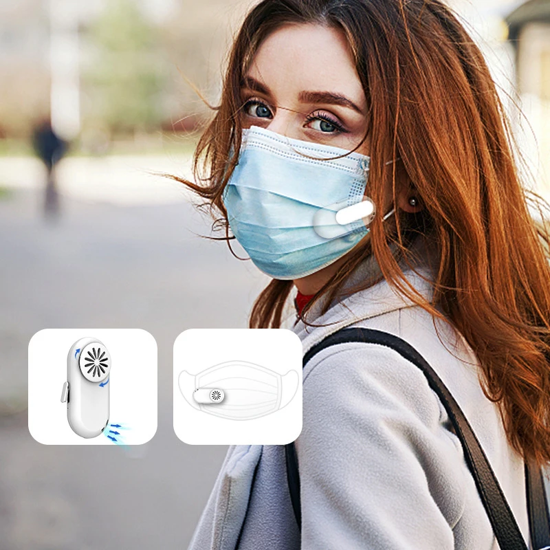 2021 Reusable Portable Fan For Face Mask Clip-On Air Filter USB Rechargeable Exhaust Mini Fan Personal Wearable Air Purifiers
2021 Reusable Portable Fan For Face Mask Clip-On Air Filter USB Rechargeable Exhaust Mini Fan Personal Wearable Air Purifiers