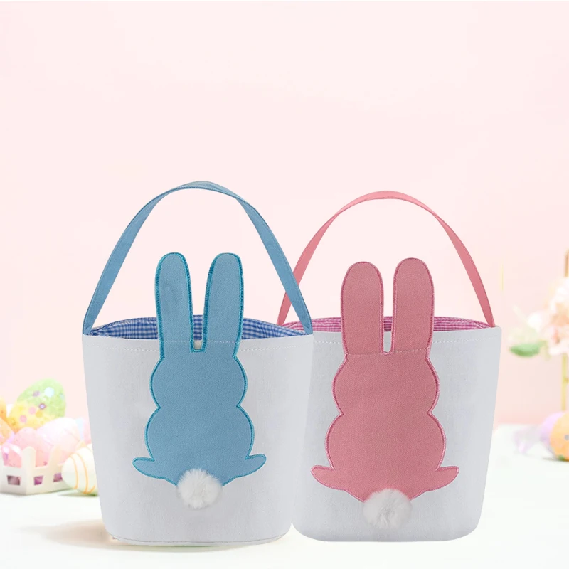 100Pcs Cute Easter Basket Canvas With Fluffy Tail Easter Bucket Home Supplies Festival Egg Hunt Bag Candy Storage Bag For Kids
100Pcs Cute Easter Basket Canvas With Fluffy Tail Easter Bucket Home Supplies Festival Egg Hunt Bag Candy Storage Bag For Kids