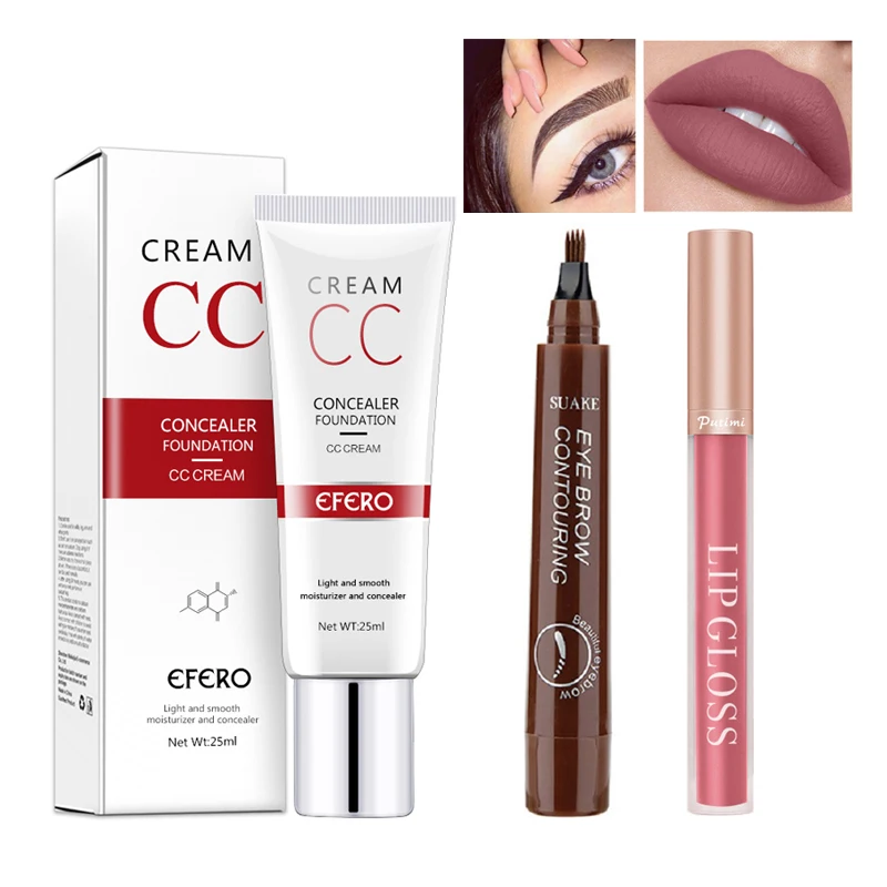 7-2Pcs Makeup Long Lasting Waterproof Natural Brighten BB Cream Base Concealer Foundation Face Lipsticks Makeup Cosmetics
7-2Pcs Makeup Long Lasting Waterproof Natural Brighten BB Cream Base Concealer Foundation Face Lipsticks Makeup Cosmetics