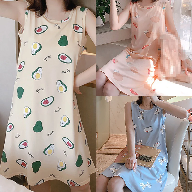 S Nightdress With Chest Pad Female Thin Section Spring Nightgowns Women Summer Cami Dress-avocado Apricot 2XL
S Nightdress With Chest Pad Female Thin Section Spring Nightgowns Women Summer Cami Dress-avocado Apricot 2XL