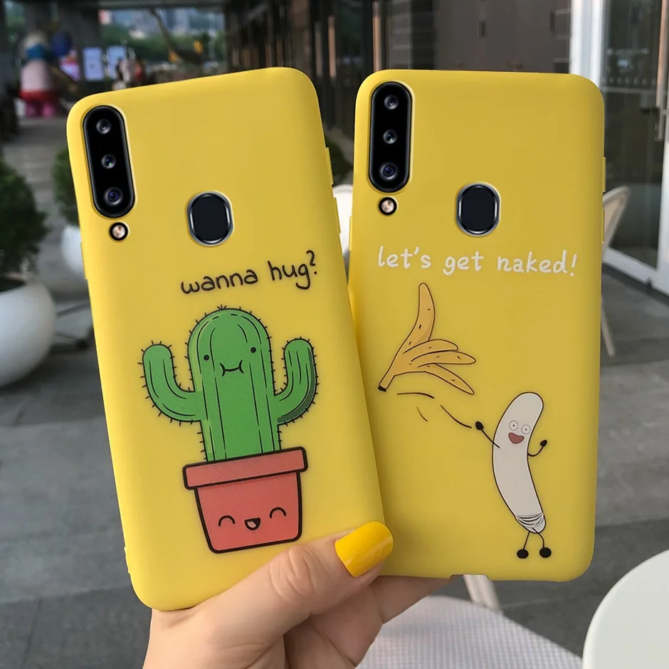Чехол для Samsung Galaxy A20S милый мягкий силиконовый чехол карамельных цветов С
