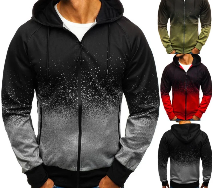 2020NEW Jacket Men Casual Gradient color Hooded Sweatshirts zipper Hoodies Man Clothing Casual HipHop Harajuku jacket
2020NEW Jacket Men Casual Gradient color Hooded Sweatshirts zipper Hoodies Man Clothing Casual HipHop Harajuku jacket