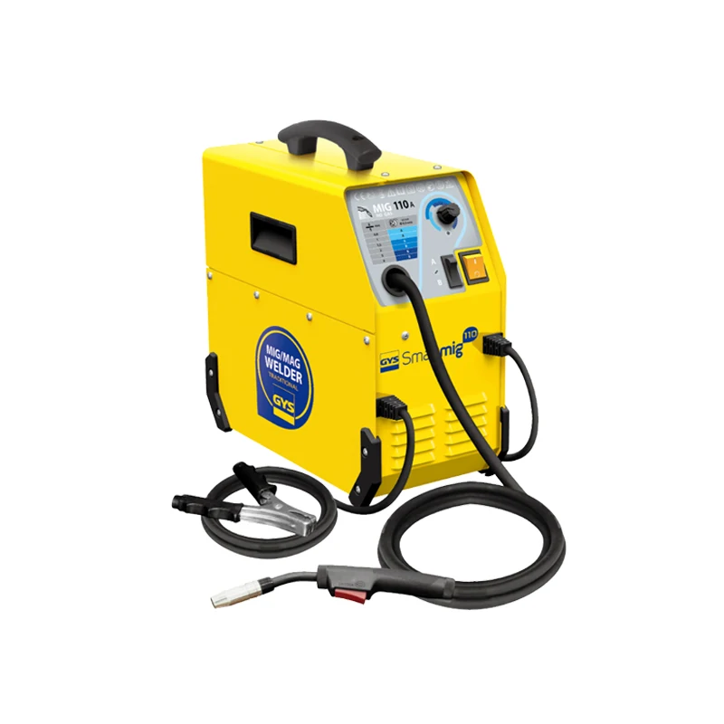 GYS-SMARTMIG 110 портативный и эффективный ремонтный инструмент для однофазного электрического сварочного аппарата без газовой защиты.
GYS-SMARTMIG 110 портативный и эффективный ремонтный инструмент для однофазного электрического сварочного аппарата без газовой защиты.