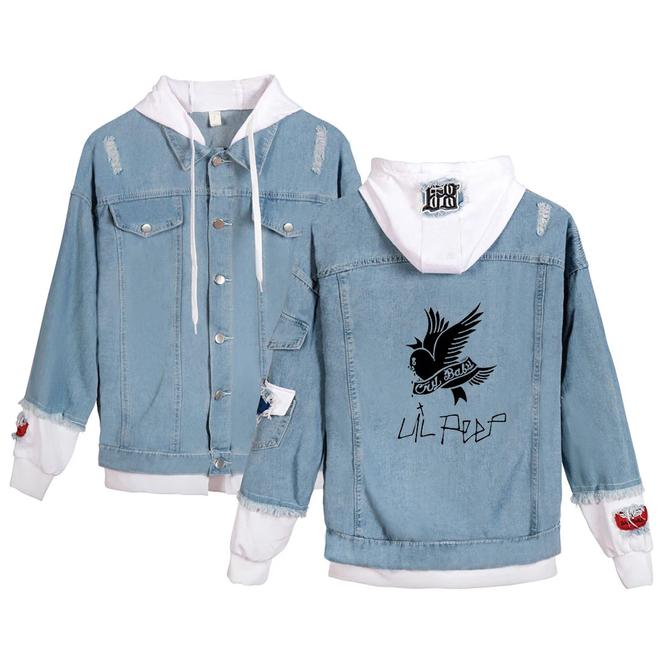 2021 Denim Jacket RIP Juice Wrld Jacket Young Boy Fashion Personality Hooded Coat Men Women Denim Jacket Streetwear Hip Hop
2021 Denim Jacket RIP Juice Wrld Jacket Young Boy Fashion Personality Hooded Coat Men Women Denim Jacket Streetwear Hip Hop