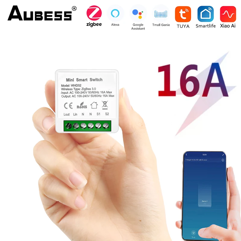 Умный выключатель Zigbee Aubess-Tuya, хаб с двухсторонним управлением, работает с приложением Smart Life, Alexa, Google Home
Умный выключатель Zigbee Aubess-Tuya, хаб с двухсторонним управлением, работает с приложением Smart Life, Alexa, Google Home