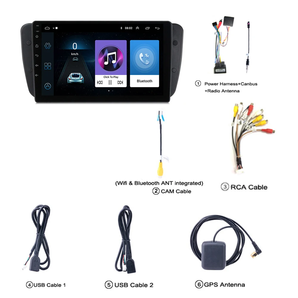 Easteregs 9 Inch 2 Din Android Car Radio For Seat Ibiza 6J 2009-2013 WIFI GPS Navigation FM BT Autoradio Car Multimedia Player
Easteregs 9 Inch 2 Din Android Car Radio For Seat Ibiza 6J 2009-2013 WIFI GPS Navigation FM BT Autoradio Car Multimedia Player