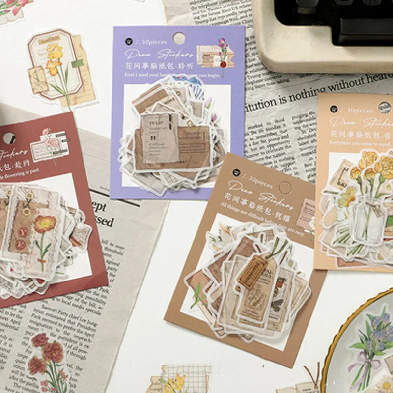 30PCS/Set Creative Cartoon Sticky Note Hand Account Memo Pad Retro DIY Decorative Stickers Children Gifts Office School Supplies
30PCS/Set Creative Cartoon Sticky Note Hand Account Memo Pad Retro DIY Decorative Stickers Children Gifts Office School Supplies