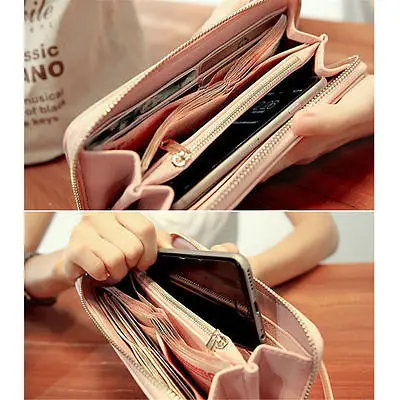 NEW Women Ladies Zipper Faux Leather Long Purse Clutch Phone Bag Wallet Card Holder
NEW Women Ladies Zipper Faux Leather Long Purse Clutch Phone Bag Wallet Card Holder