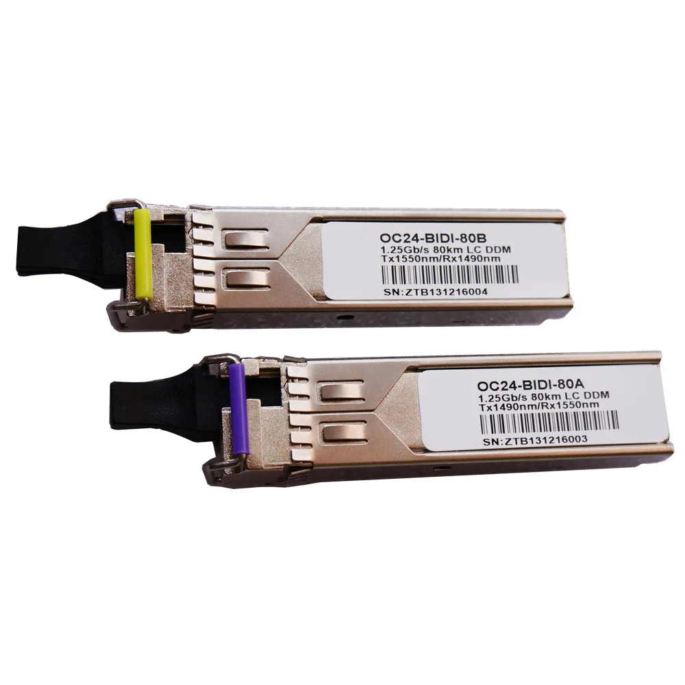 80 км 1 25 г BiDi/WDM SFP волоконный модуль 1490nm/1550nm SC/LC совместимый волоконно оптический