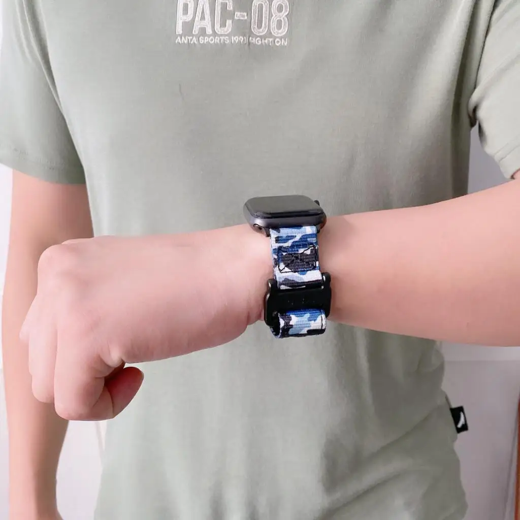 Ремешок для Apple watch нейлоновый 44/40/42/38 мм | Наручные часы