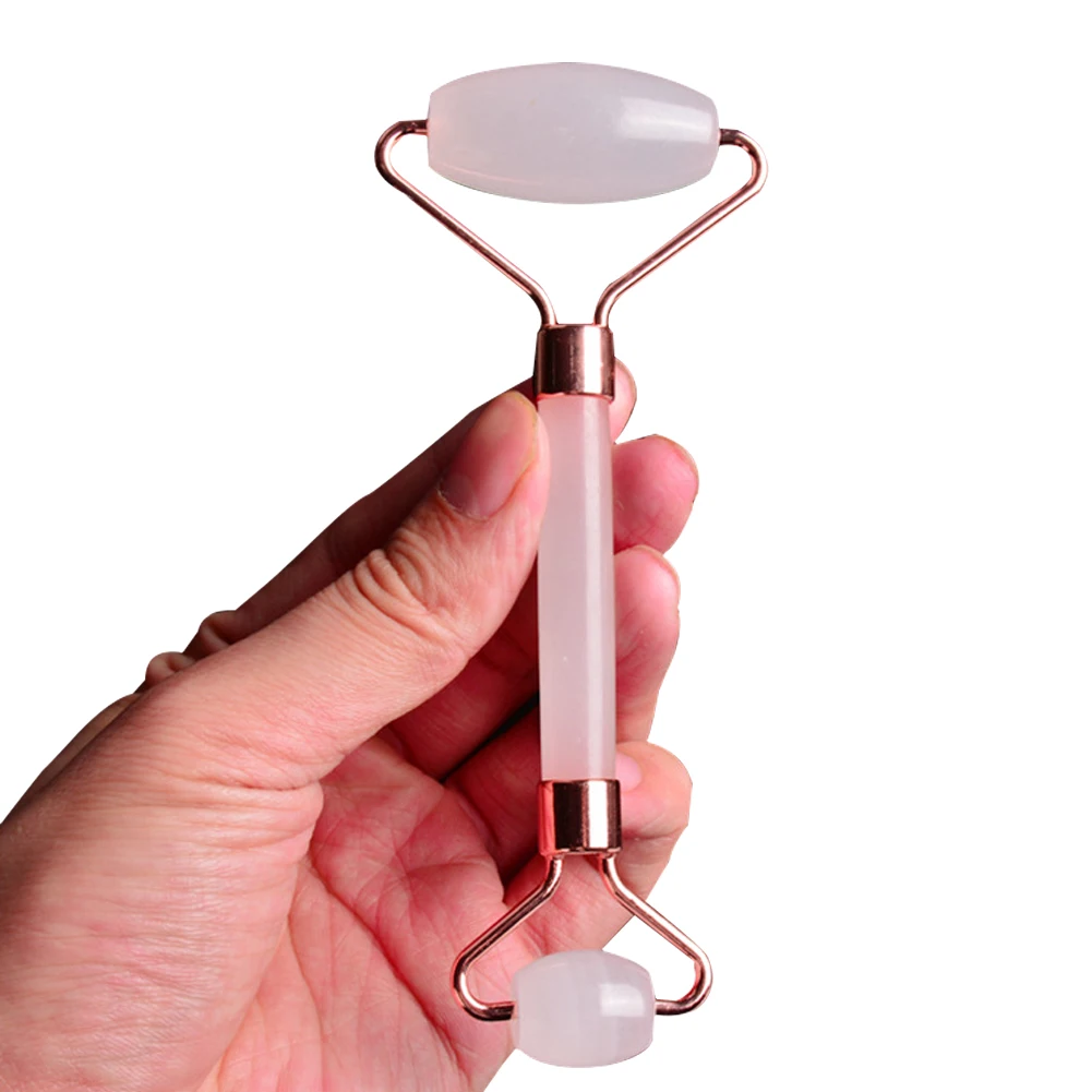 Quartz Roller Massager For Face Lift Up Jade Stone Roller Rose Natural Crystal Stone Slimming Thin Chin Facial Skin Care Tool
Quartz Roller Massager For Face Lift Up Jade Stone Roller Rose Natural Crystal Stone Slimming Thin Chin Facial Skin Care Tool