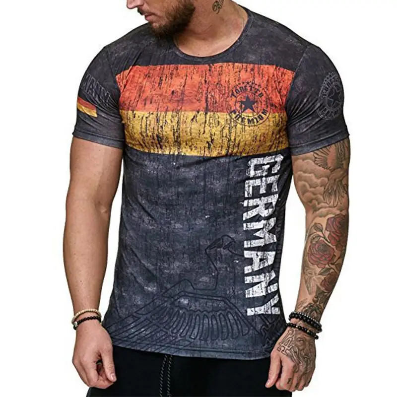 Casual light summer print Harajuku shirt slim fit fashion refreshing round neck fabric fitness men's T-shirt 2021
Casual light summer print Harajuku shirt slim fit fashion refreshing round neck fabric fitness men's T-shirt 2021