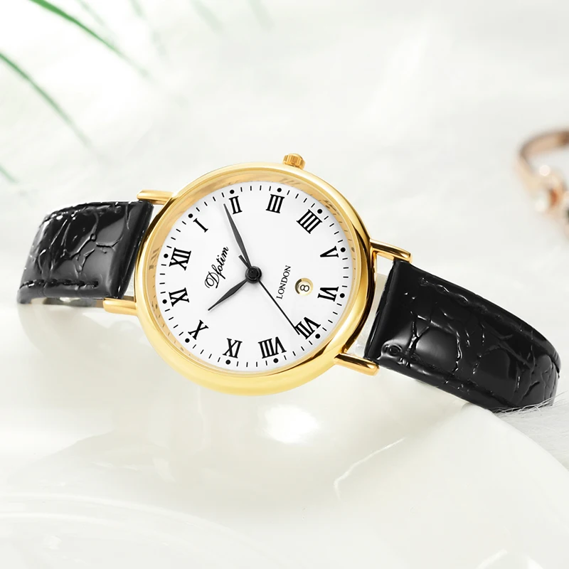 DFOTIM Golden Women Watches Lady Creative Classic Women's Quartz Watch Female Clock For Gift Relogio Feminino Montre Femme 2020
DFOTIM Golden Women Watches Lady Creative Classic Women's Quartz Watch Female Clock For Gift Relogio Feminino Montre Femme 2020
