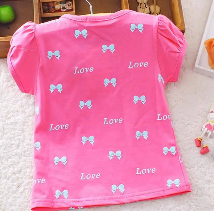 Baby girl summer love letter printed t-shirt kids casual short sleeve cute bow cotton top tees
Baby girl summer love letter printed t-shirt kids casual short sleeve cute bow cotton top tees