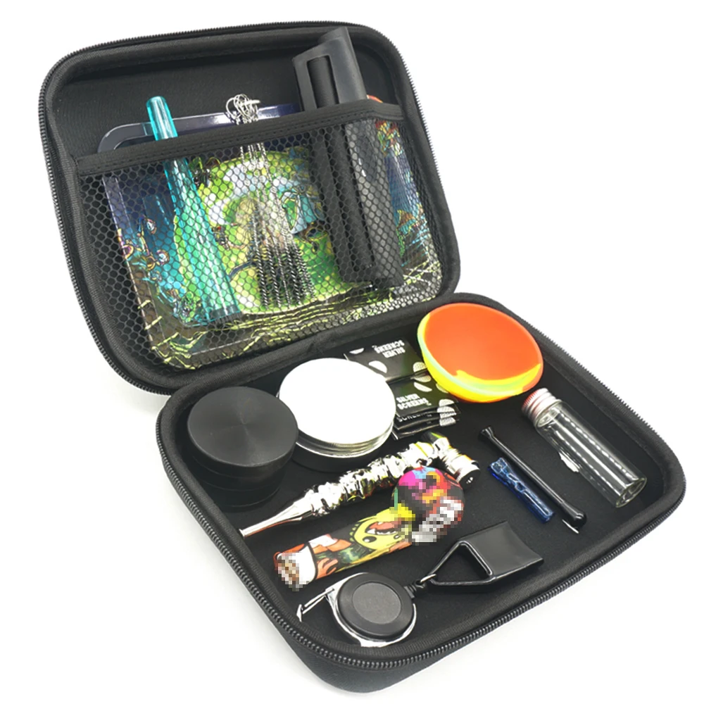 1Set Smoking Pipe Grinder With Silicone Bowl Rolling Paper Tray Tube Lighter Leash Storage Box Snuff Smoke Cigarette Accessories
1Set Smoking Pipe Grinder With Silicone Bowl Rolling Paper Tray Tube Lighter Leash Storage Box Snuff Smoke Cigarette Accessories